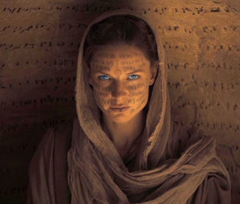 A Bene Gesserit witch in the new 'Dune' trailer.