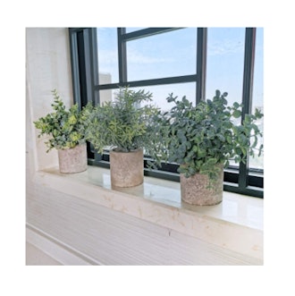 Winlyn Artificial Eucalyptus Plants (Set of 3)