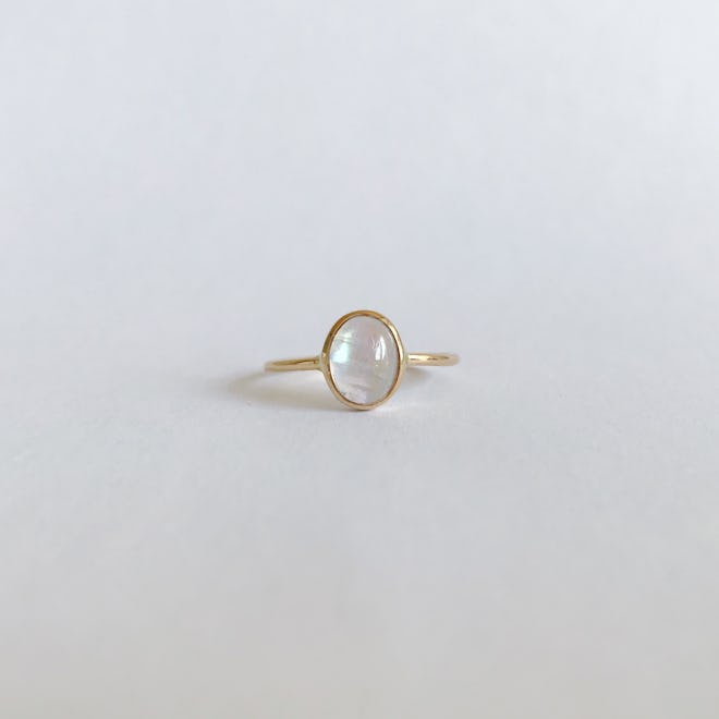 Fine jewelry: A.M. Thorne Oval Moonstone Ring