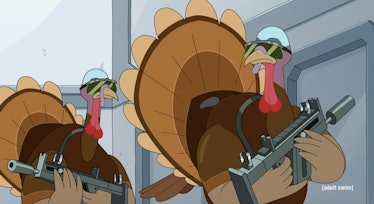 rick and morty turkey soldiers
