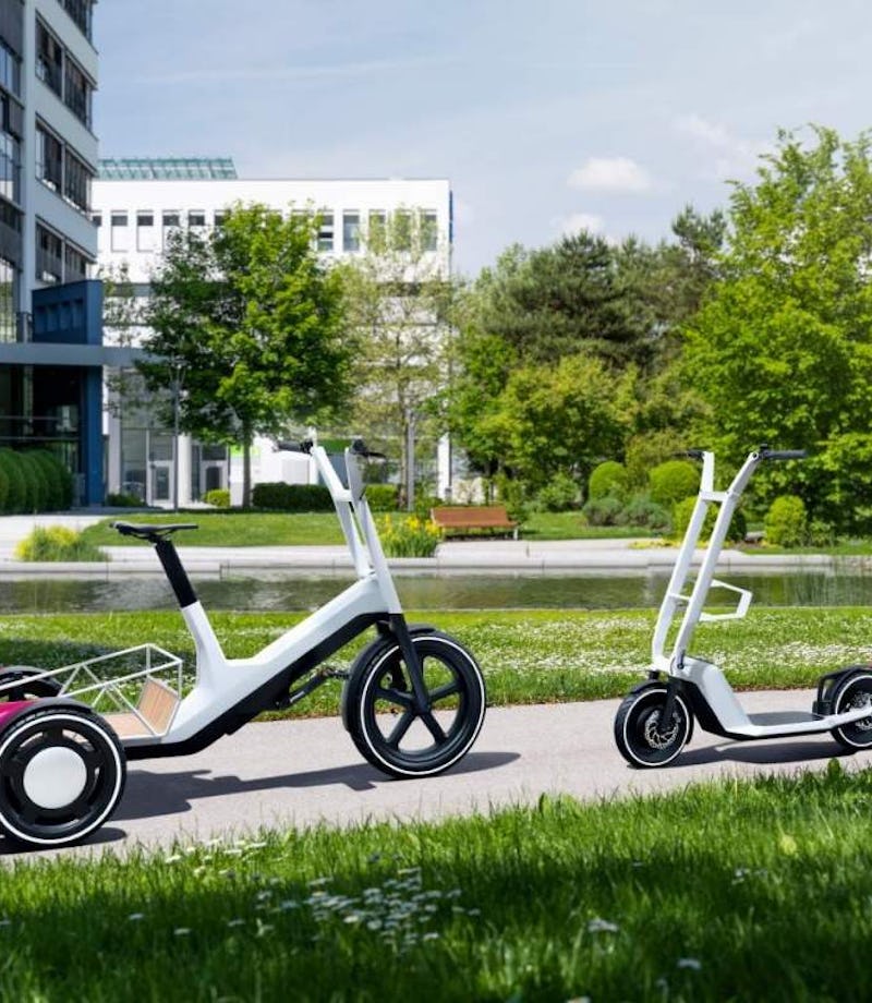 Rendered images of BMW's new e-vehicles