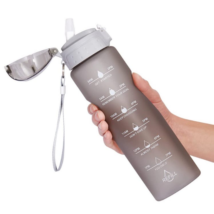 NOOFORMER Motivational Time Marker Water Bottle