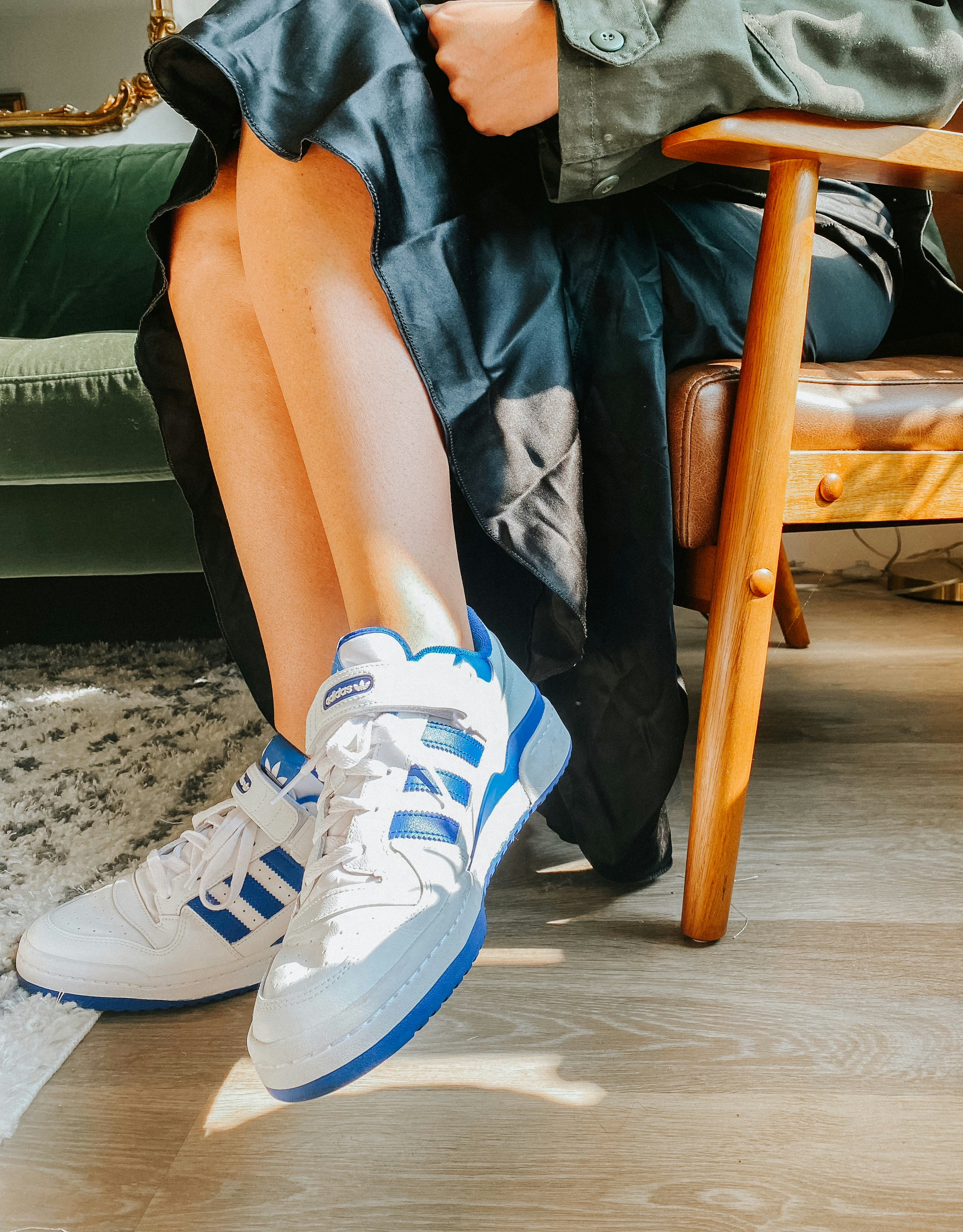 adidas forum blue outfit