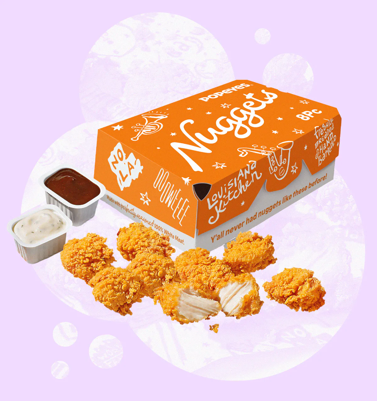 What Popeyes Chicken Nuggets Taste Like With 2 Classic Sauces what-popeyes-chicken-nuggets-taste-like-with-2-classic-sauces