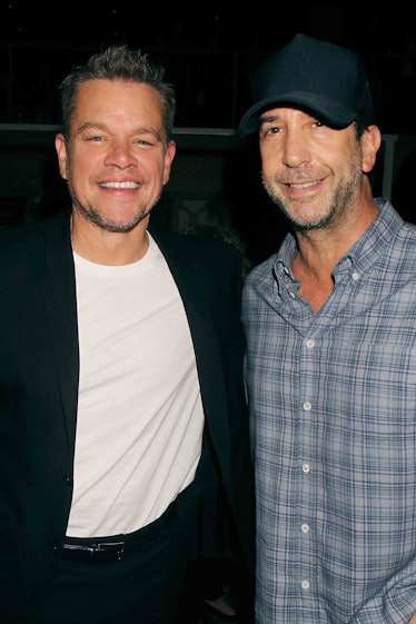 Matt Damon and David Schwimmer