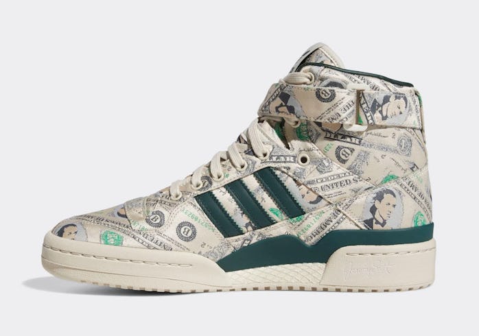 Adidas x Jeremy Scott money-printed Forum Wings sneaker