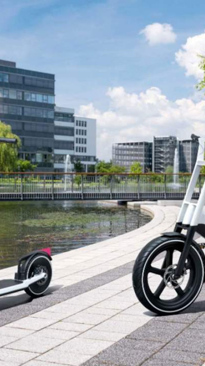 Rendered images of BMW's new e-bike and e-scooter