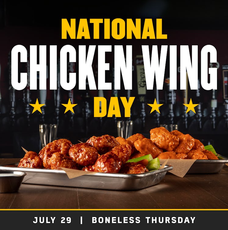 Here's where to go for National Chicken Wing Day 2021.