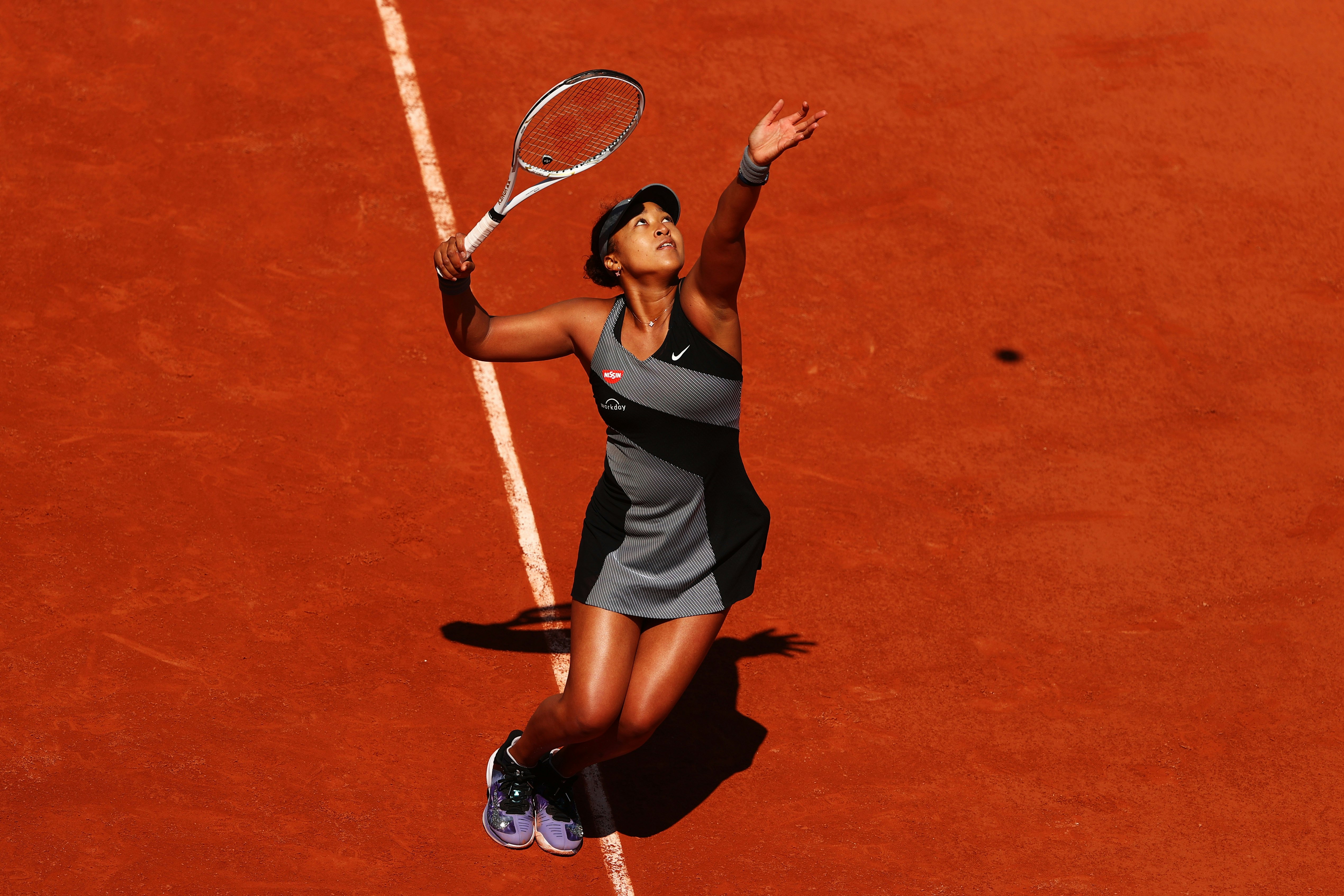 Court open-back stretch-jersey tennis dress