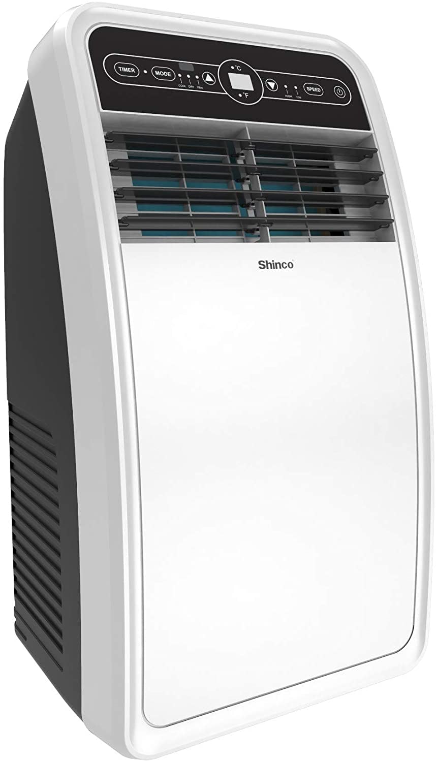 Portable air conditioner for detached garage workshops
