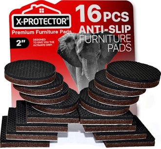Furniture Grippers X-PROTECTOR Non Slip Furniture Pads (16-Pack)
