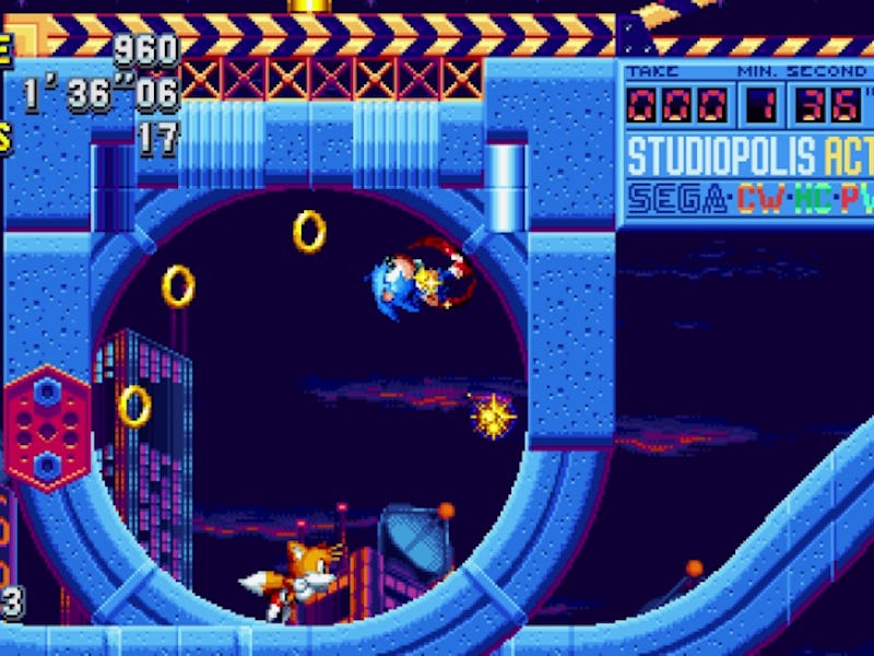 A screenshot from Sonic Mania