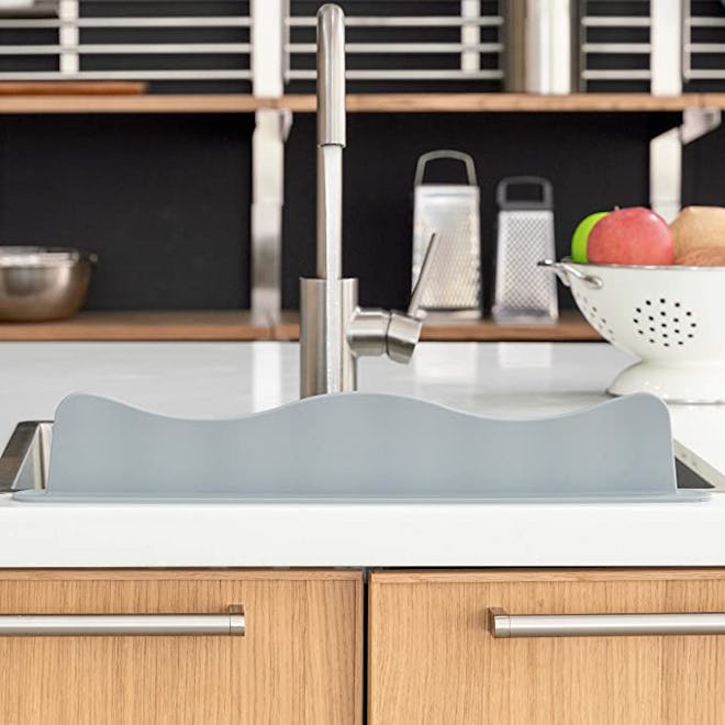 Blue Ginkgo Sink Splash Guard