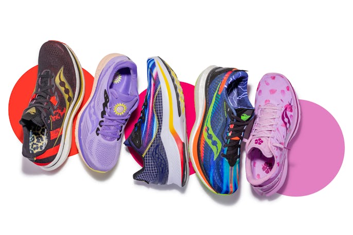 Saucony "Run for Good" Atlanta sneaker designs