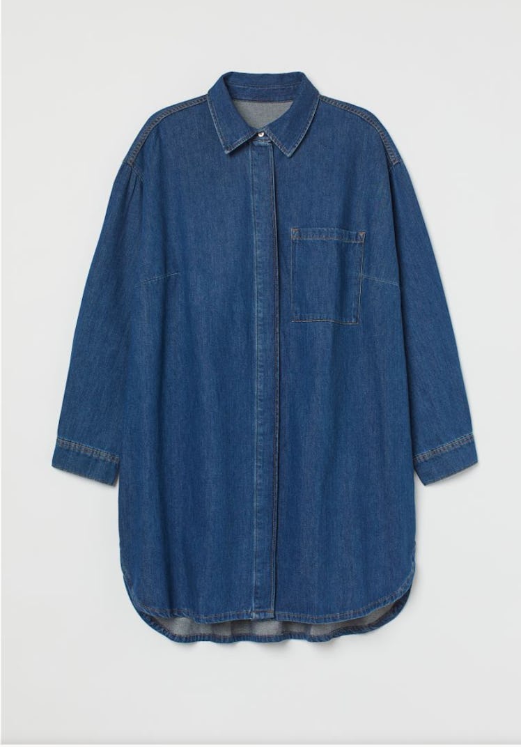 H&M's plus sized denim dress.  