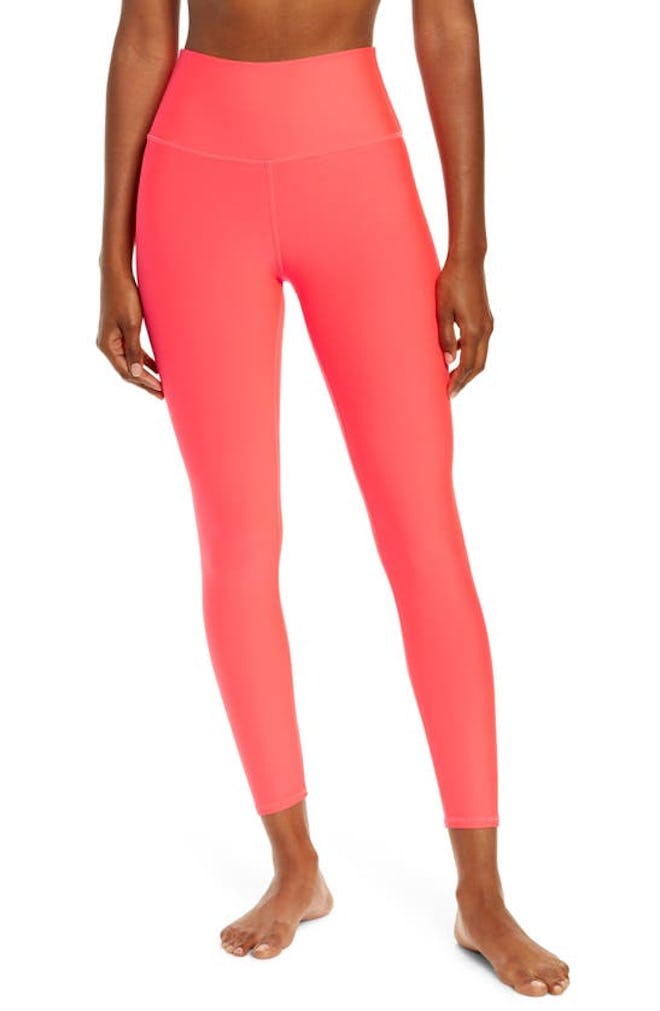 Airlift High Waist 7/8 Leggings in Pink Lava from Alo Yoga, available on Nordstrom's Anniversary Sal...