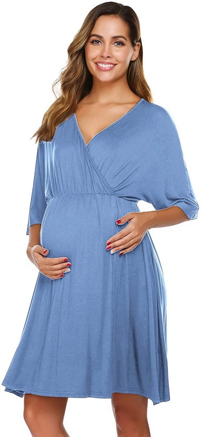 Ekoaer Nursing Maternity Dress 