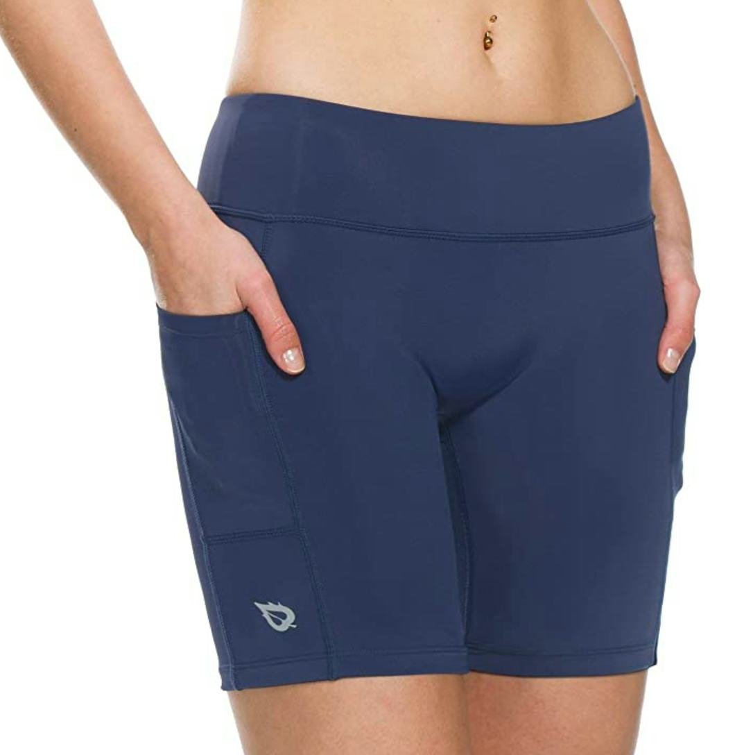 BALEAF Women&rsquo;s 7" Compression Biker Shorts