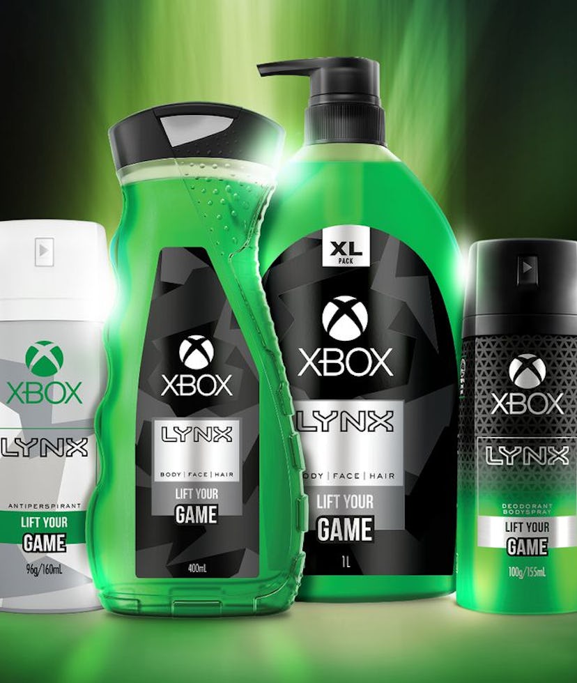 Xbox theme body wash from Axe and Microsoft