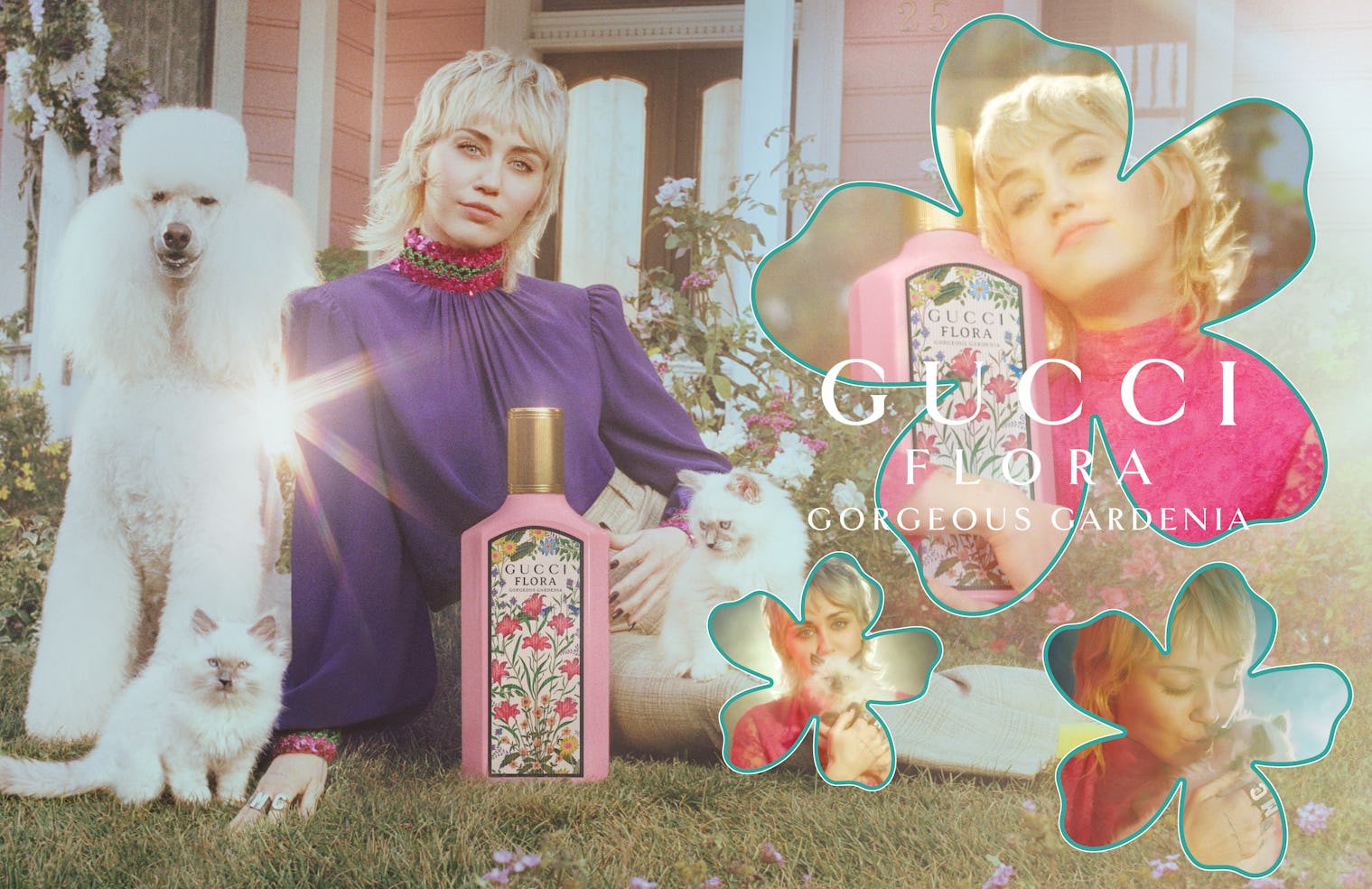 Miley Cyrus Stars in Gucci’s New Flora Gardenia Campaign