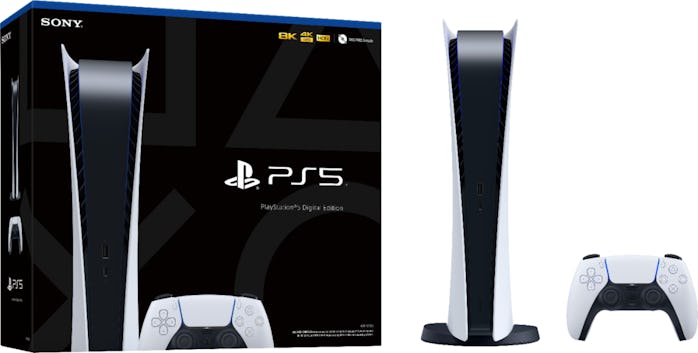 Sony Playstation 5 ditigal console with no disc drive