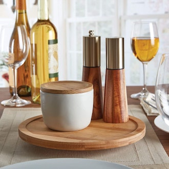 Copco Bamboo Wood Lazy Susan