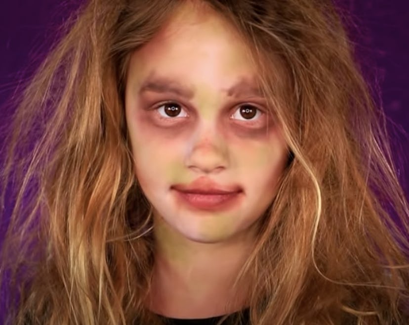 little girl dressed up like zombie by the Daya Daily on YouTube