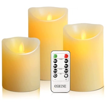 OSHINE Flameless Candles (Set Of 3)