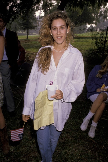 Sarah Jessica Parker, comrade, at a pro-choice rally