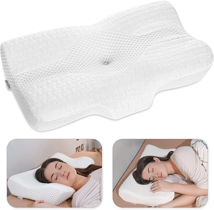 Elviros Memory Foam Cervical Pillow