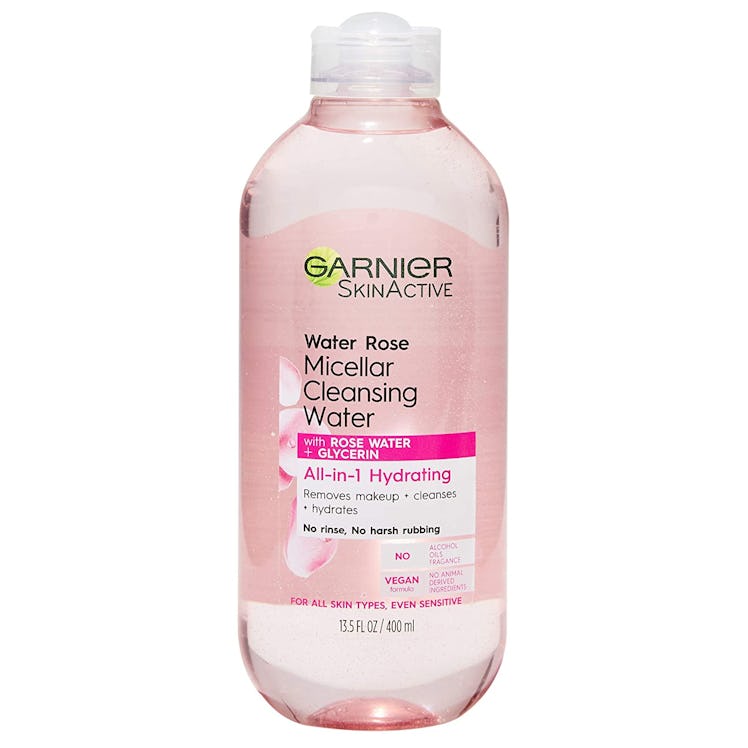 Garnier SkinActive Micellar Cleansing Water with Rose Water and Glycerin (13.5 Ounces)