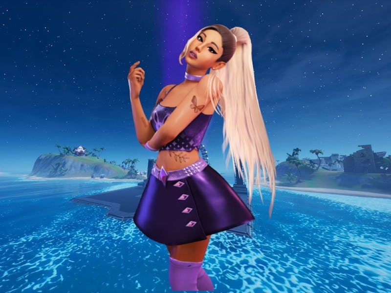 ariana grande fortnite concept