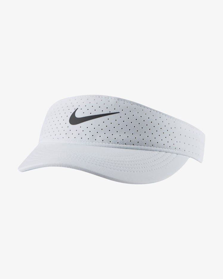 NikeCourt Advantage white tennis visor