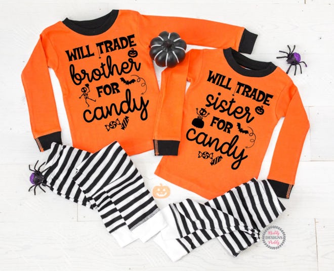 Will Trade Brother & Sister for Candy Halloween Pajamas