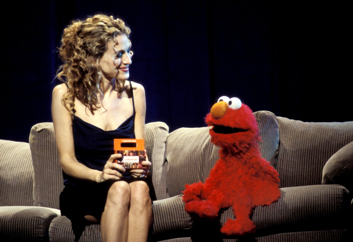 Sarah Jessica Parker and Elmo