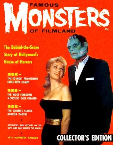 The first issue of Famous Monsters of Filmland magazine