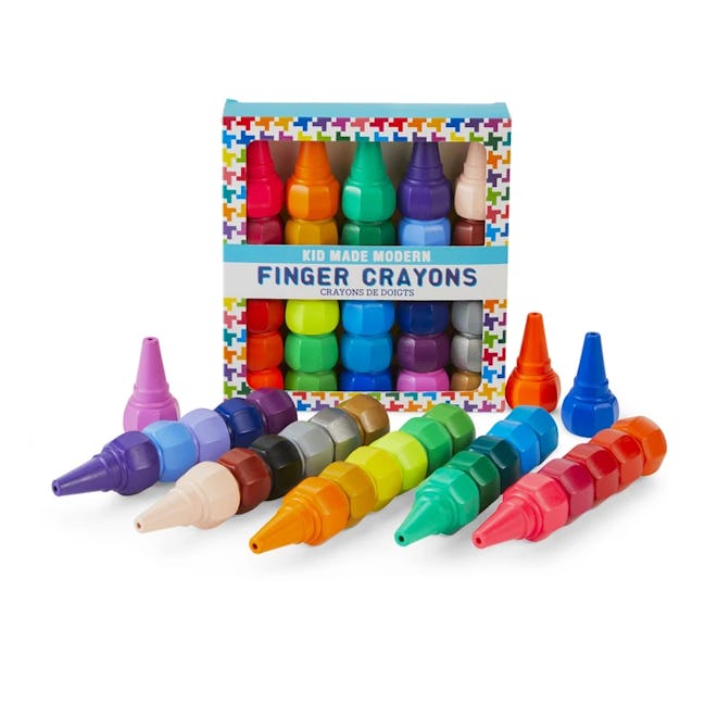 stackable finger crayons from kid made modern