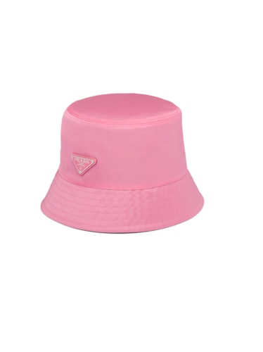 Prada Nylon Bucket Hat Pink 