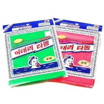 FOUBA Exfoliating Bath Washcloth (8 Pieces)