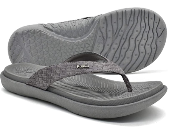 mens flip flops with arch support amazon