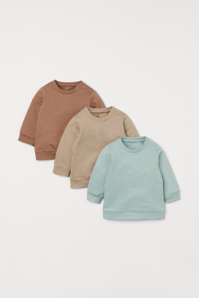 3-Pack Cotton Sweatshirts