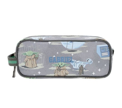 baby yoda glow in the dark pencil case from pottery barn kids