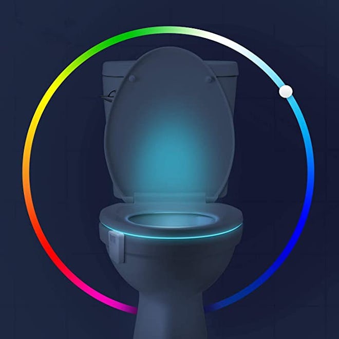 Chunace Motion Sensor Activated Bathroom LED Bowl Nightlight