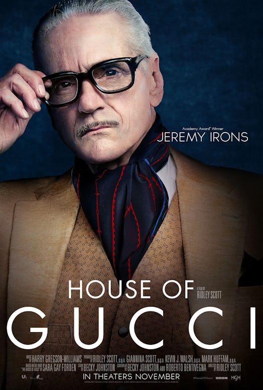 Jeremy Irons in 'House of Gucci'