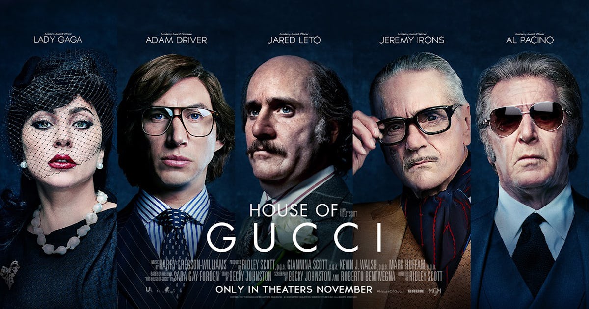 House of Gucci' Posters: Gaga Looks Great, Jared Leto is Unrecognizable