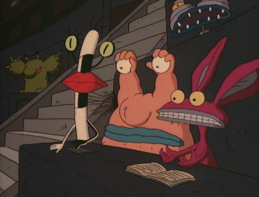 Aaahh!!! Real Monsters is from the producers of Rugrats.