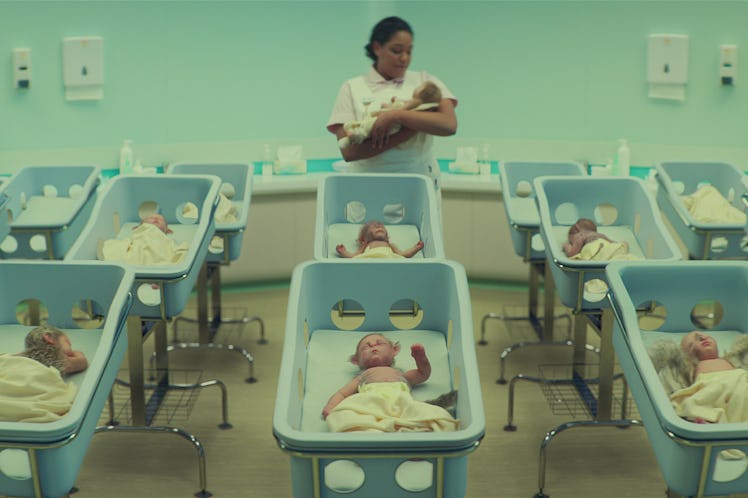 An entire hospital full of hybrid babies in Sweet Tooth.