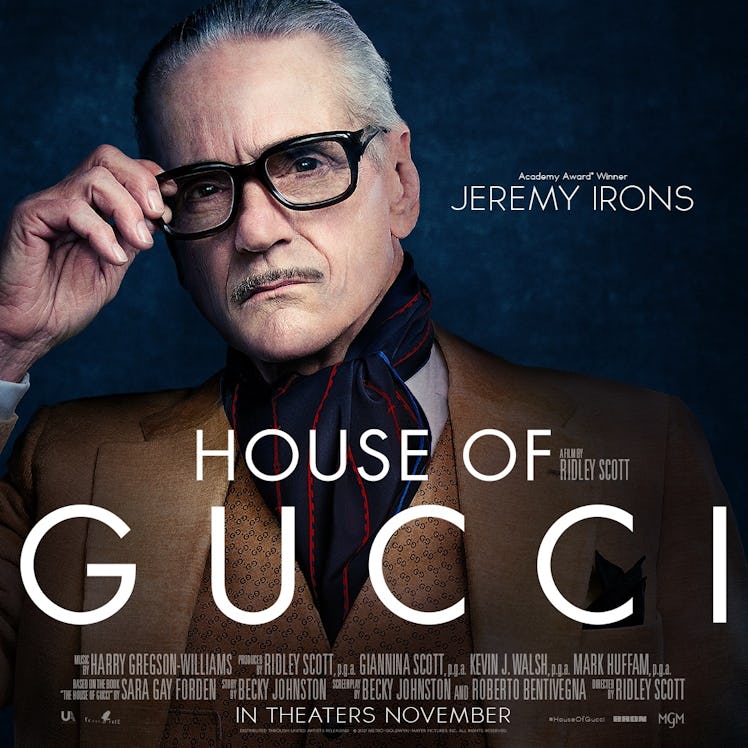 Jeremy Irons as a Gucci person. 