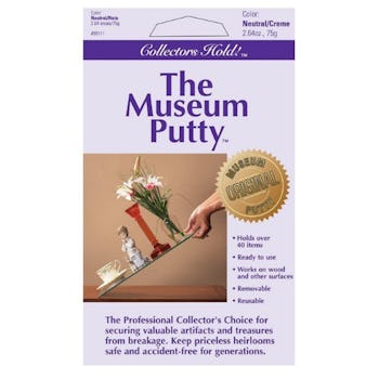 Quakehold! Collectors Hold Museum Putty