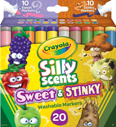 crayola silly scents marker pack